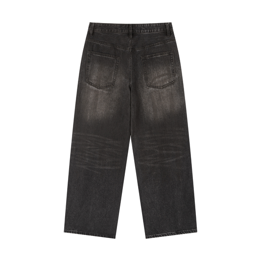 BLACK STRAIGHT DENIM CODE 2001