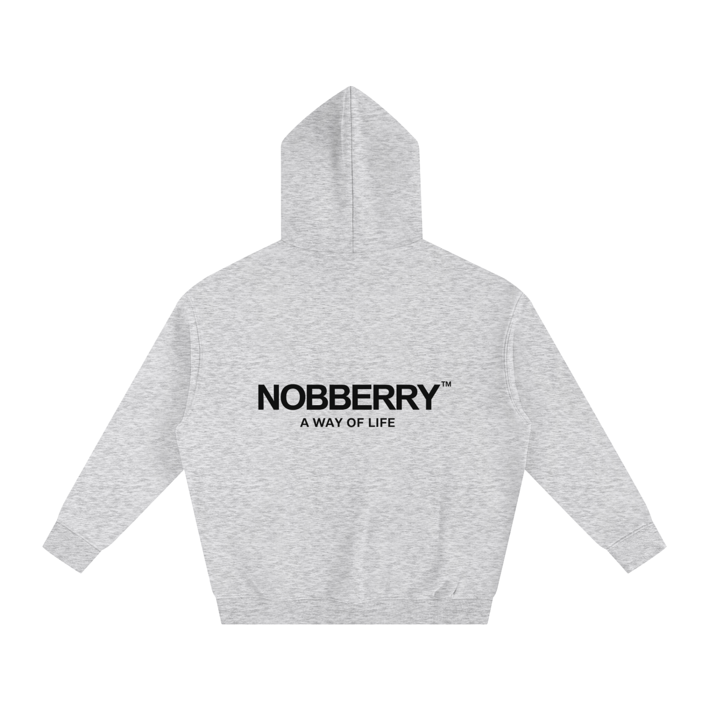 NOBBERRY FLOWER GRAY HOODED SWEATSHIRT