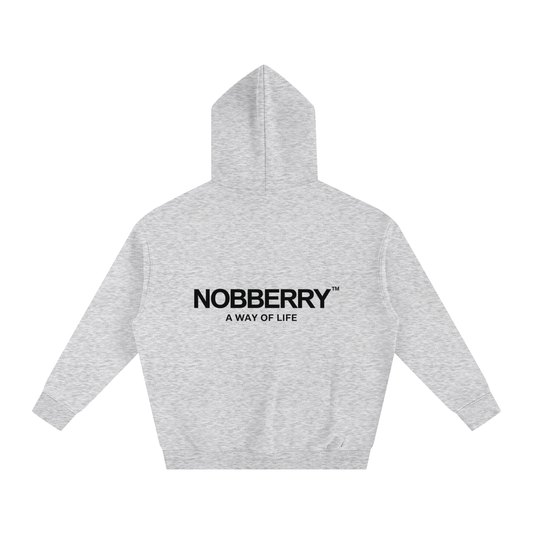NOBBERRY FLOWER GRAY HOODED SWEATSHIRT